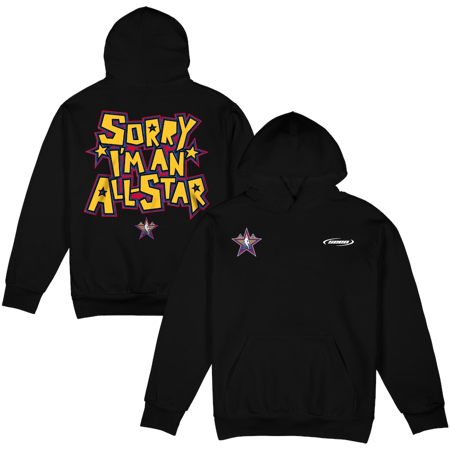 Men 2025 NBA all Star black hoodie